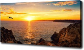 Vászonkép Naplemente tenger 100x70cm