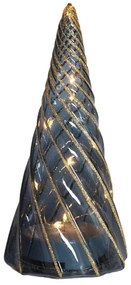 Fekete elemmel működő fénydekoráció ø 9,5 cm Vilma Tree – Sirius