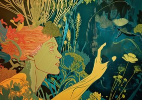 Poszter 66,5x46,5cm Hívás Flórába