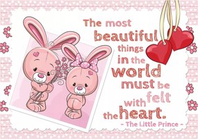 Gyerek fotótapéta aranyos nyuszik 368 x 254