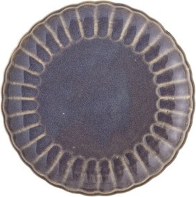 Sötétlila kőedény desszertes tányér ø 20 cm Latina – Bloomingville