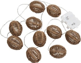 Elemmel működő LED fényfüzér, izzók száma 10 db, hosszúság 180 cm Carlisle – House Nordic