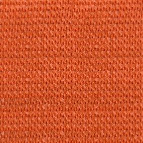 narancssárga HDPE napvitorla 160 g/m² 2 x 3,5 m