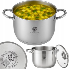 Rozsdamentes Acél Edény Indukciós És Gáztűzhez 1,6L 16cm Fedővel Masszív Edények