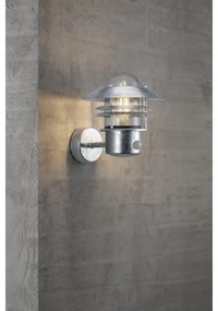 Nordlux - Kültéri fali lámpa érzékelővel BLOKHUS 1xE27/60W/230V IP54