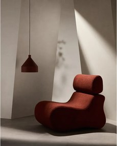 Terrakotta színű buklé fotel Club – Kave Home