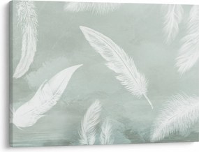 Kép - Fehér tollak (70x50 cm)