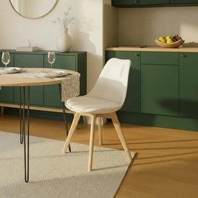 AVENBERG SKANDI 4db Étkezőszék - szett, fehér