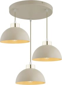 Brilagi - Csillár kábellel MOON 3xE27/60W/230V bézs/arany