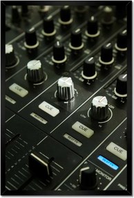 Poszterek keretben 40x60 Fekete keverő vezérlő