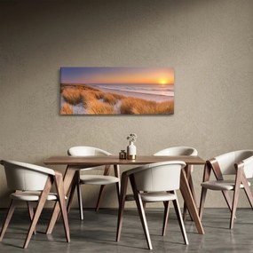 Kép - Strand naplementében (120x50 cm)