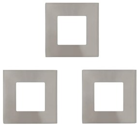 Eglo 94735 - 3 darabos FUEVA LED süllyesztett lámpatest szett 1xLED/2,7W/230V