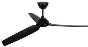 Lucci air 21616349 - Mennyezeti ventilátor POLIS IP55 fekete + távirányítás
