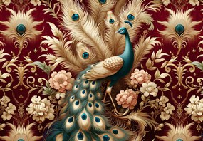 Fotótapéta - Elegáns páva (147x102 cm)