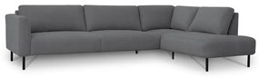 Sötétszürke sarokkanapé (jobb oldali) Hero – Scandic