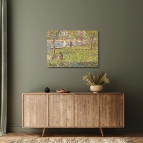 Üveg kép - Georges Seurat, Study for "La Grande Jatte", reprodukciók (70x50 cm)