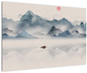Kép - Kék-hegyi völgy (90x60 cm)