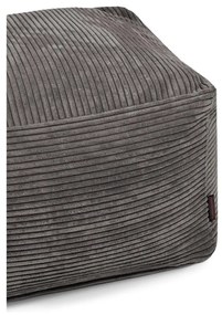 Krémszínű kordbársony babzsákfotel Softbox MooG – SLOWDOWN