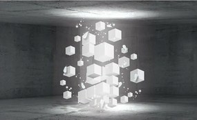 3D fotótapéta absztrakt tömbök fotótapéta 416 x 254