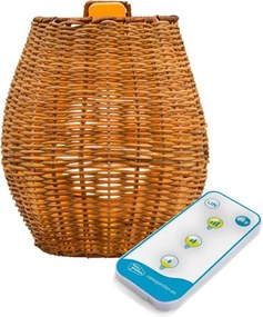 KING HOME LUMSAO025XXWLNW SAONA Klasszikus Kültéri Fali Lámpa Világos Fa AA IP54