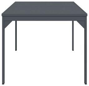 Bővíthető kertasztal 2 db Anthracite 210x90x73 cm Acél, Bővíthető kertasztal Anthracite (140-210)x90x73 cm Acél