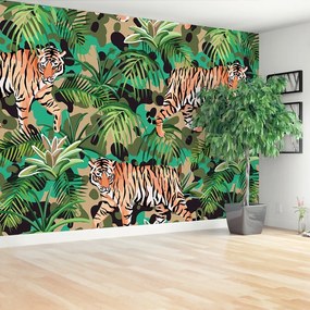 Fotótapéta tigris Jungle 104x70 cm