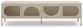 Krémszínű TV-állvány 180x50 cm Tayra – Marckeric
