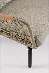 Világosbarna akácfa kerti kanapé Eulero – Bizzotto