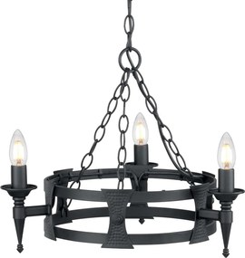 Elstead Lighting SAXON SAX3-BLK Csillár 3x60W/E14