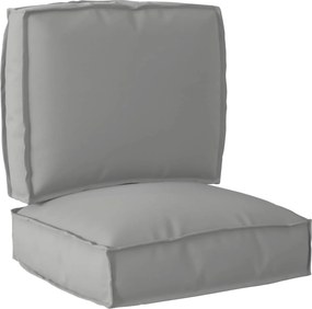 vidaXL Raklap párna készlet 2 pcs Szürke Oxford Szövet