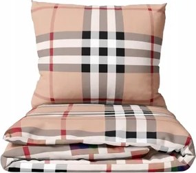 Ágynemű garnitúra 200x200 2 70x80 Burber Ágyneműhuzat Elegáns Kockás