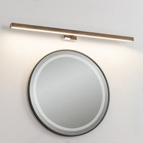 Brilagi-LED Fürdőszobai tükörmegvilágítás WOODY MIRROR LED/15W/230V IP44 tölgy/króm