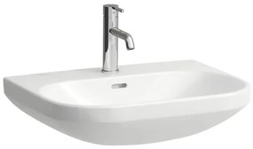 Mosdótál Laufen Lua 60x46 cm fehér fényes felülettel akkumulátor lyuk középen H8110830001041