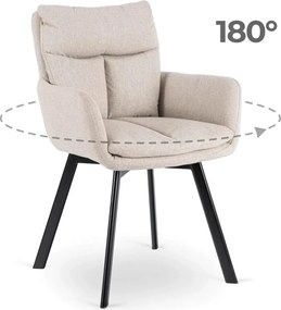 CORTADO forgószék, bézs