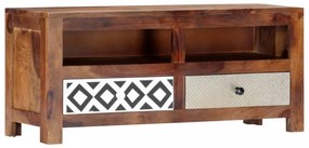tömör kelet-indiai rózsafa TV-szekrény 90 x 30 x 40 cm