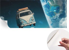 Öntapadós Dekoratív Fotótapéta Hálószobába Utazás Űr 250x104 cm