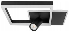 LED mennyezeti lámpa LED/38W/230V + 1xGU10/30W fekete