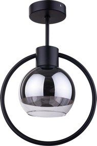 SIGMA LIGHTING 31890 LINDA Vintage Mennyezeti Lámpák Fekete, Átlátszó, Ezüst E27 IP20