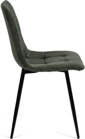 Zöld kárpitozott étkezőszék szett 2 db-os Moseby – Bonami Essentials