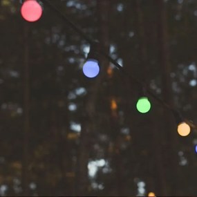 LED RGB Kültéri lánc STRING 13 m 15xLED/0,5W/230V IP44