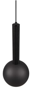 Fekete függőlámpa ø 20 cm Ciliana – CINQUE