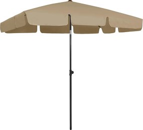 vidaXL tópszínű strandnapernyő 200 x 125 cm