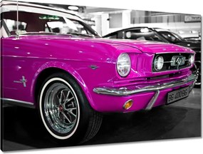 Vászonkép 90x60 Rózsaszín Ford Mustang