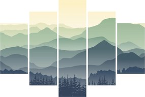 Kép - Forest Mountain (150x105 cm)
