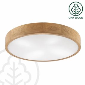 Brilagi - LED mennyezeti lámpatest CARVALHO 4xE27/60W/230V tölgy átm. 57,5 cm