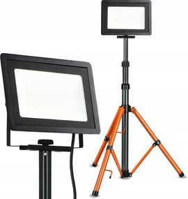 Halogén Led Építhető Állvány Fényvető 50W 4500lm Reflektor Lámpa Állvány