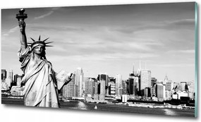 Fotó üvegkép Manhattan New York 100x70