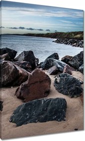 Vászonkép 70x100 Kövek a tengerparton