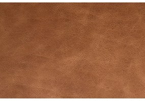 Konyakbarna bőr kanapé 214 cm Douglas – Dutchbone