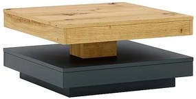 Peoria dohányzóasztal, artisan tölgy / antracit